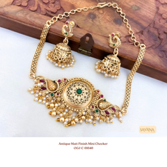 Antique Matt Finish Mini Choker