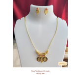 Pendant - Kasu Necklace with Earrings