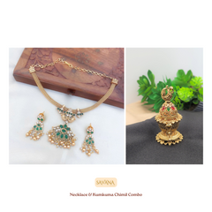Necklace & Kumkuma Chimil - Combo
