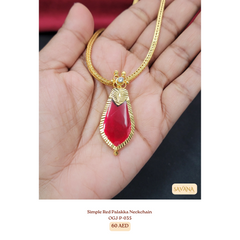 Neck chain - Red Nagapadam Palakka