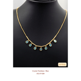 Crystal Necklace - Blue