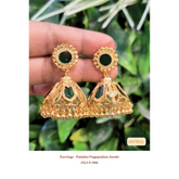 Earrings - Palakka Nagapadam Jumki