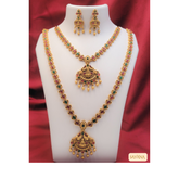 Long Chains - Ruby Stone Combo Set