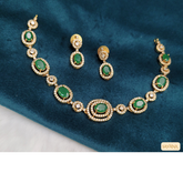 Necklace - AD Stone (Green)