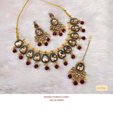 Kundan Necklace Combo