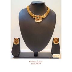 Matt Finish Necklace