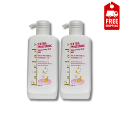Fair lady | Extra Whitening Moisturizing Body Milk - 700ml | Combo Pack
