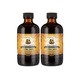 Sunny Isle | Extra Dark Jamaican Black Castor Oil 6oz - | 100% Natural High Potency Treatment for Hair, Scalp | Combo Pack