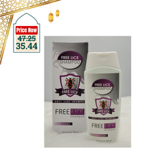 Free Lice - Anti Lice Herbal Shampoo 200 ML / 6.7 FLZ Comb Included