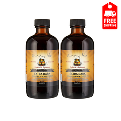Sunny Isle | Extra Dark Jamaican Black Castor Oil 6-OZ ( 117.4ml ) | 100% Natural High Potency Treatment for Hair, Scalp | Combo Pack