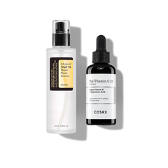 COSRX Post Acne Mark Recovery - Snail Mucin 96% Essence + Vitamin C 23% Serum, Intensive Hydrating for Fine lines, Hyperpigmentation, After Blemish Care